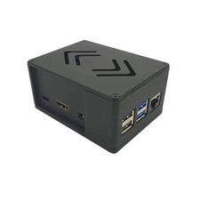 MiiBestOD Metal Case for RADXA ROCK 5C SBC, Black/Gray, Case Only picture
