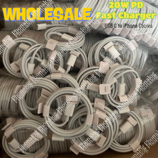 1-1000 Lot 20W PD USB C Fast Charger Cable Type C Cord For iPhone 14 13 12 11 XR picture