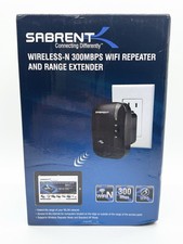 Sabrent Wi-Fi Repeater Wall Plug Range Extender 2.4GHZ 802.11n  NT-WRPT EUC picture