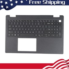 Palmrest For Dell Latitude 3520 E3520 Keyboard Non-Backlit US 0DJP76 DJP76 Black picture