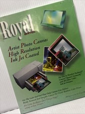 Royal Brites Premium Artist Photo Canvas High Resolution Ink Jet Coated 20 Sheet picture