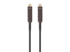 Monoprice USB 3.1 Type-C to Type-C Video Cable, 100ft, 4K@60Hz, Fiber Optic, AOC picture