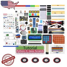 Raspberry Pi 5 4 B 3 B+ Starter Kit: 223 Parts, 128 Projects, Full Code picture