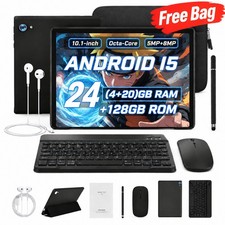 Tablet Set Bundle Free KB Mouse Bag For Android 15 24+128GB Wifi6 BT5.4 Face ID picture