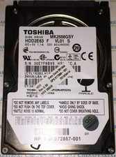 Toshiba MK2556GSY 250GB SATA 7200RPM 2.5