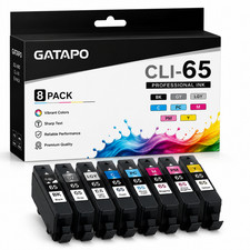 CLI-65 8 Pack Color Ink Compatible For  PIXMA Pro-200 Pro-200S Printer picture
