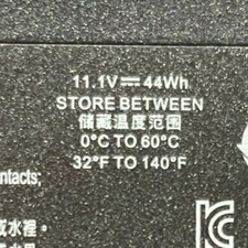 HP ELITEBOOK 2730P, 2740P OEM 11.1V, 44WH 6 CELL BATTERY, 504520-001, B15-13 picture