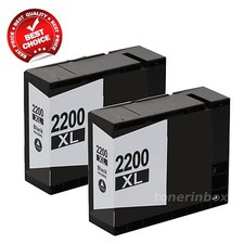 2pk PGI-2200 XL PGI2200XL BK Ink Cartridge for Canon MAXIFY MB5020 MB5320 iB4020 picture