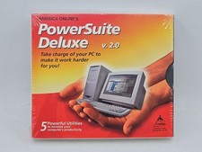 America Online's Powersuite Deluxe V 2.0 Vintage AOL Drivers Utilities - SEALED picture