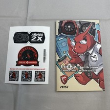 MSI Lucky The Dragon Computer Workshop + Stickers picture