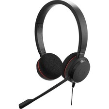 Jabra Evolve 20 USB-A Wired Stereo Headset Microsoft Teams Certified Black picture