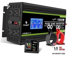 Pure Sine Wave Inverter 12V DC to 110V/120V AC Converter 1500W12V picture
