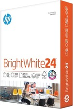 HP Paper Printer Paper 8.5x11 BrightWhite 24 lb 1 Ream 500 Sheets 100 Bright picture