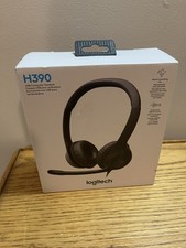 Logitech H390 Over-Head Comfort USB Headset w/ Noise-Canceling Microphone * NEW picture