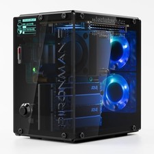 Pironman 5-MAX Dual Nvme M.2 SSD Pcie PC Case for Raspberry Pi 5 NAS RAID 0/1 Ha picture