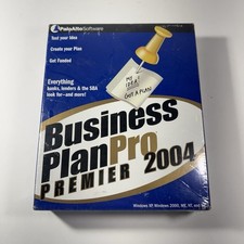 Palo Alto Software Business Plan Pro Premier 2004 BRAND NEW SEALED picture