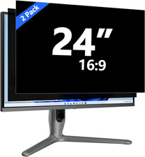 [2-Pack] 24 Inch Monitor Privacy Screen, Anti-Glare Blue Light Filter picture
