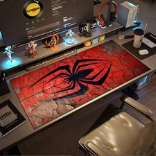 1pc Cracked Red Spider Mouse Pad | Durable Large Non-Slip Rubber Washable Desk picture