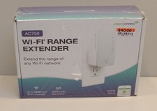 Brand New SealedAmped AC750 Plug In WiFi Wireless Range Extender- 3500 Sqt picture