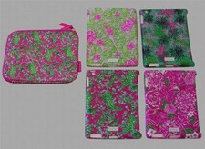 Lilly Pulitzer ALLIGATOR*CHUM*MAY FLOWERS*SHIRLEY iPAD Sleeve or Cover Case NIP picture