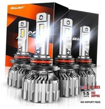 9005 9006 Bulbs Combo, 140,000LM Super Bright 6500K Cool White 9005 9006 Combo picture