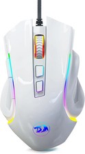 Redragon M602 RGB Wired Gaming Mouse RGB Backlit Mouse White - New & Unused picture