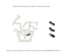 Bitspower Silver Shining G-1/4 M/M 45° Dual Rotary Extender Bp-45DRG14 picture