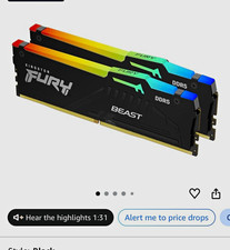Kingston FURY Beast 32GB (2x16GB) DDR5 6400MT/s CL36 288-Pin DIMM picture