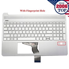 New HP 15-EF 15-DY 15S-EQ 15-EF0023DX Palmrest Keyboard No Backlit L63578-001 US picture