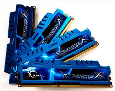 F3-2400C11Q-16GXM G Skill RipjawsX Series 16GB Kit (4x4GB) PC3-19200 DDR3 DIMM picture