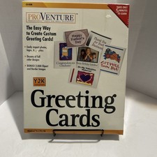 Greeting Card CD-ROM By Por-Venture For Windows 3.1 95/98, Y2K Compliant picture