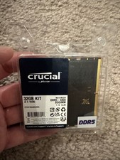 Crucial 32GB (2x16GB) DDR5-4800 SODIMM Laptop RAM Kit CL40  CT2K16G48C40S5 NEW picture