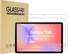 (2 Pack) Samsung Galaxy Tab S10 Lite/ Tab S10 FE Screen Protector Tempered Glass picture