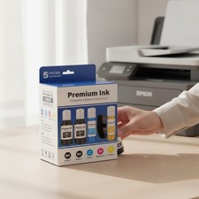 -Certified T502 5-Pack Ink Refill Bottles - Up to 40,000 Pages Yield picture