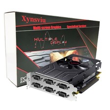 Xynsviu  Radeon R7 350 4G Graphics Card, GPU Support VGA x6 Monitor Output picture