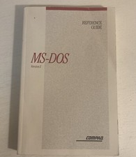MS-Dos Version 5 Paperback Textbook Refrence Guide 1992 Compaq Industry picture