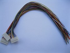 24 pcs 2510 Pitch 2.54mm 9 Pin Female Connector with 26AWG 30cm Leads Cable picture