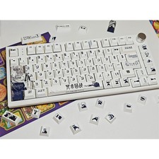 NEW Anime Jujutsu Kaisen Satoru Gojo Keycaps PBT Full Set for Cherry MX Keyboard picture