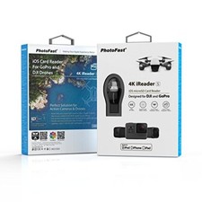 PhotoFast 4K iReader Lightning + USB 3.0 iOS Micro SD Card Reader DJI & GoPro picture