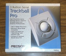 Vintage Precision Instruments 3 Button Serial Trackball Pro BRAND NEW/SEALED picture