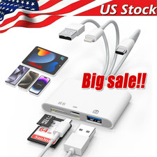 5 in 1 Memory Card Reader USB 3.0 OTG Adapter SD Card Reader For iPhone/iPad LOT picture