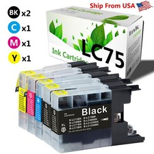 5-Pack LC-75 ink set for  MFC-J430W MFC-J625DW MFC-J435W Printer (2BCMY) picture