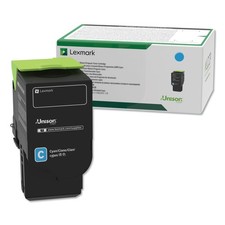 Lexmark C241XC0 Return Program Extra High-Yield Toner, 3500 Page-Yield, Cyan picture