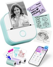 Mini Sticker Printer - T02 Mini Thermal Printer AI Sticker Maker for Kids picture