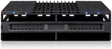 ICY DOCK 4 Bay 2.5 SAS/SATA SSD/HDD Tool Free Mobile Rack for 5.25