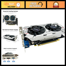 4GB Graphics Card GTX 750 Ti, GDDR5, HDMI, DVI, VGA, PCIe x16, Dual Fans, Direct picture