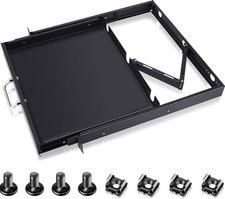 1U Rack Mount Sliding Keyboard Tray Cantilever Network Equipment Racks 19 Inch picture