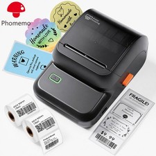 Phomemo M100 Label Maker Bluetooth Thermal Label Printer with 2 Roll Labels picture