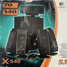 Logitech X-540 5.1 Surround Sound Speaker System Gently Used picture