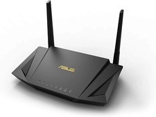 Asus AX1800 RT-AX56U Dual Band Wifi 6 Gaming Router Mesh System Used Black picture
